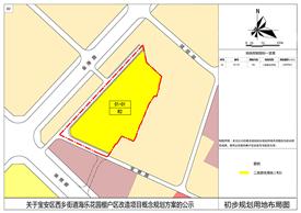 西乡街道海乐花园棚户区改造概念规划